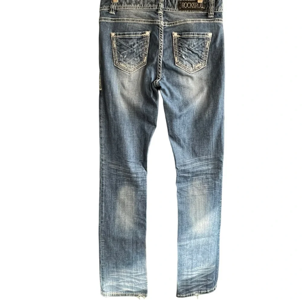 Rock& Roll Jeans size27X36 enseam 34" Rise 9" in excellent condition. - Picture 5 of 11